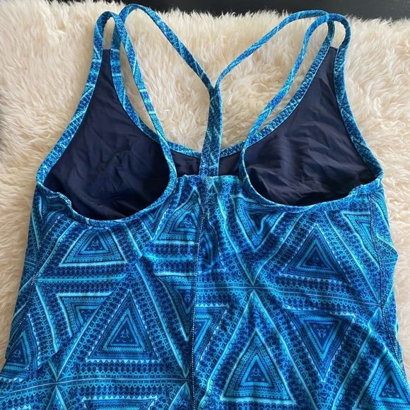 Patagonia athletic swim tennis dress spaghetti straps with built in bra Size S - Picture 4 of 9